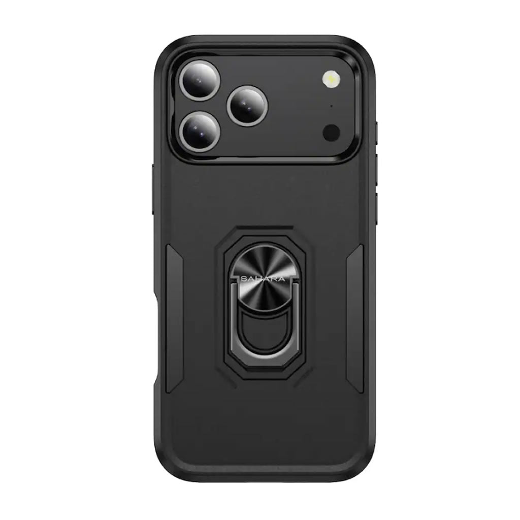 SaharaCase - Apple iPhone 17 Pro Max Kickstand Case | Heavy-Duty Protection | Raider Series - Black