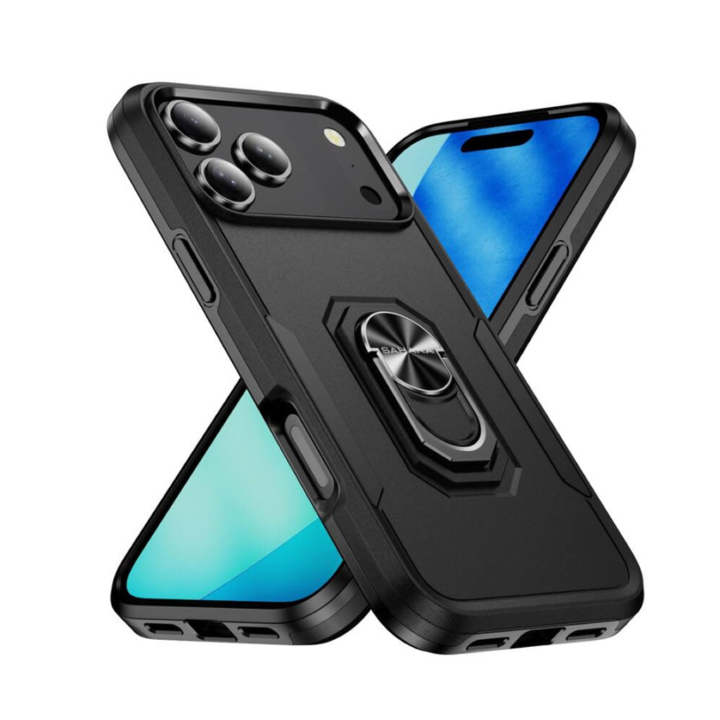SaharaCase - Apple iPhone 17 Pro Max Kickstand Case | Heavy-Duty Protection | Raider Series - Black