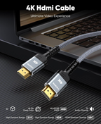 Cable HDMI 4K 60 Hz, 18 Gbps